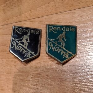 Vintage Ren-dale Norvyk Ski Pins Set